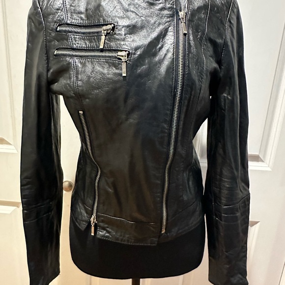 Bebe motorcycle Leather jacket - Picture 2 of 13